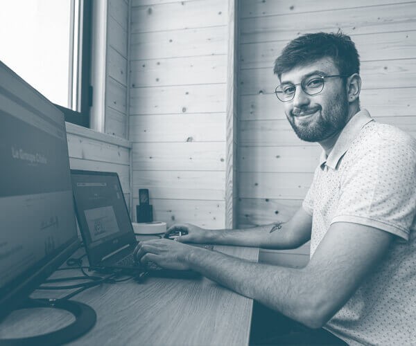 Pierre Biron, webdesigner et intégrateur web chez Narobaz Pontarlier